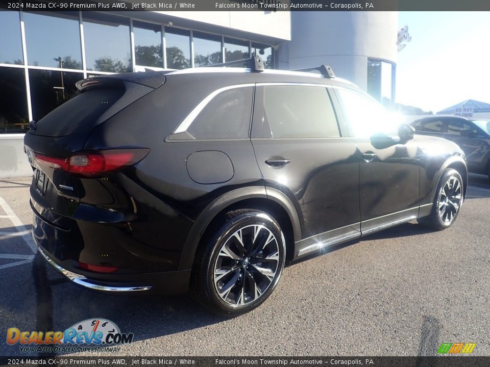 2024 Mazda CX-90 Premium Plus AWD Jet Black Mica / White Photo #2