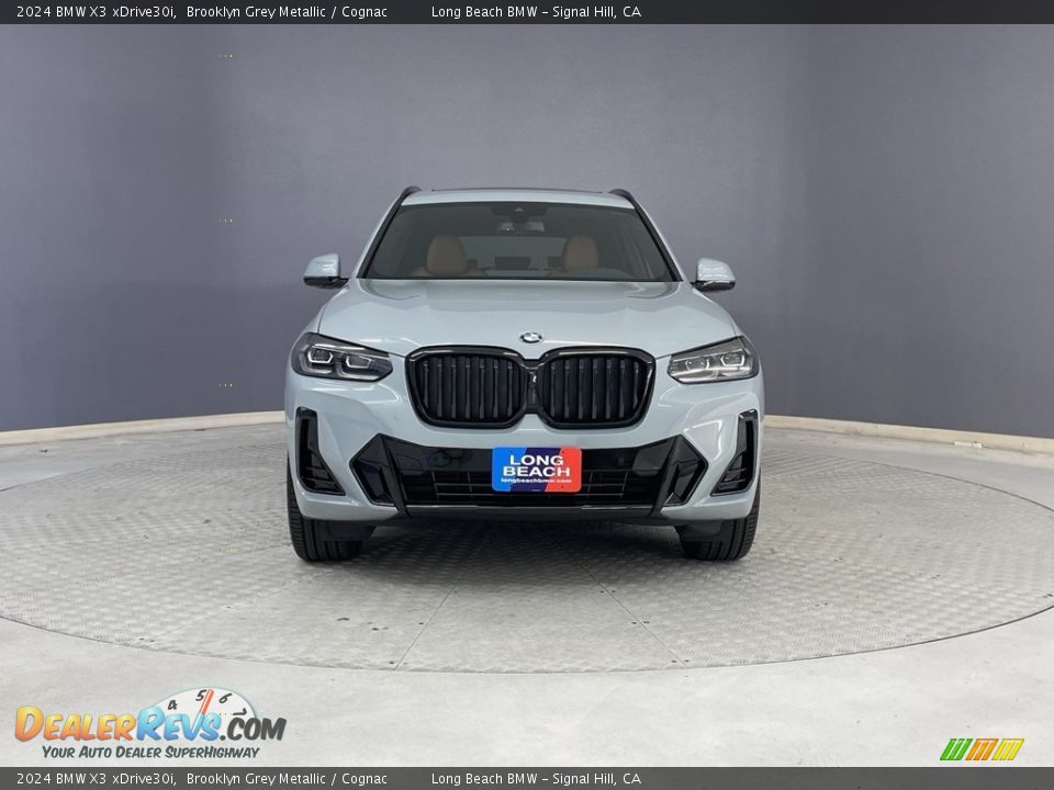 2024 BMW X3 xDrive30i Brooklyn Grey Metallic / Cognac Photo #2