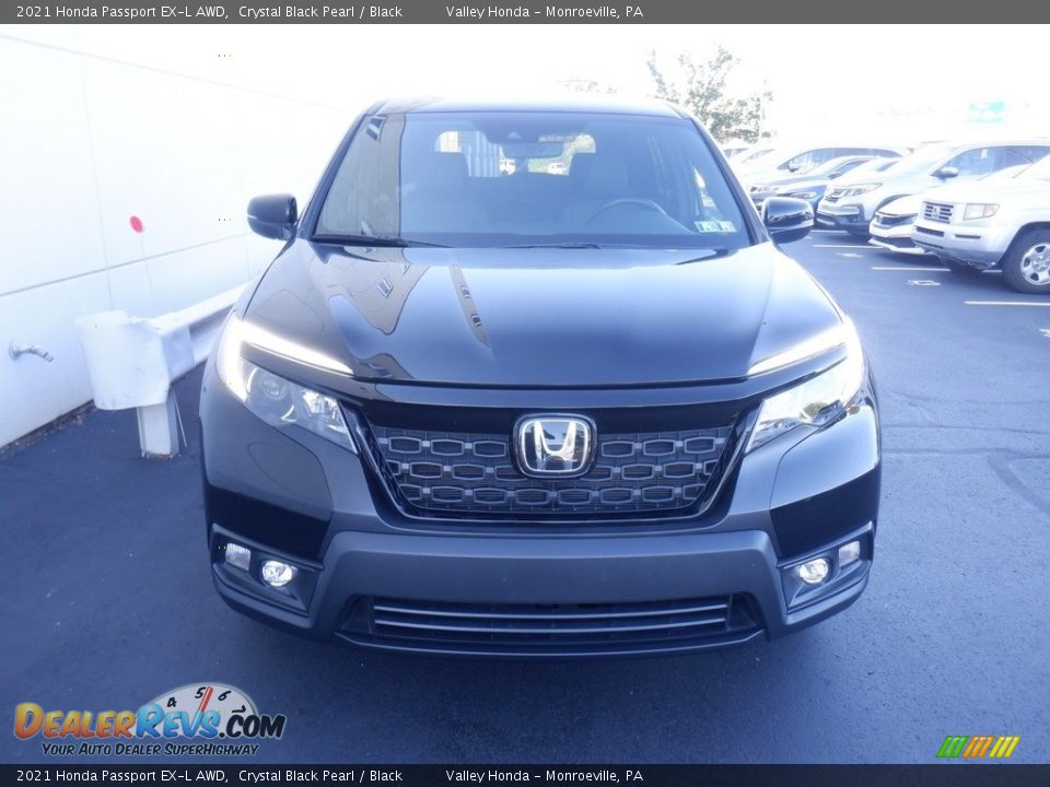 2021 Honda Passport EX-L AWD Crystal Black Pearl / Black Photo #3