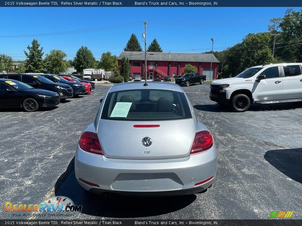 2015 Volkswagen Beetle TDI Reflex Silver Metallic / Titan Black Photo #4