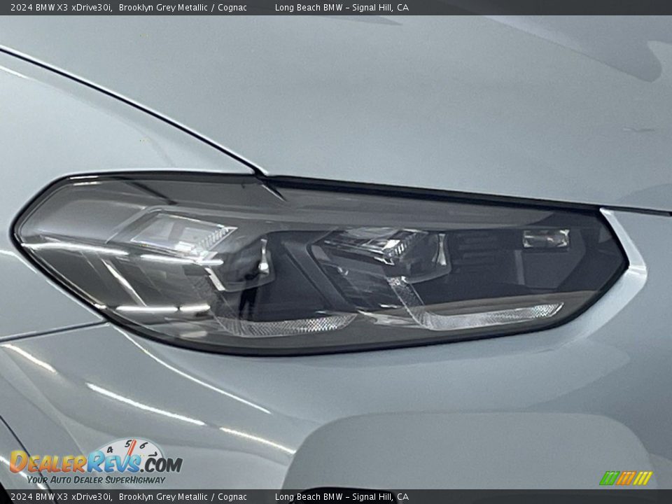 2024 BMW X3 xDrive30i Brooklyn Grey Metallic / Cognac Photo #4