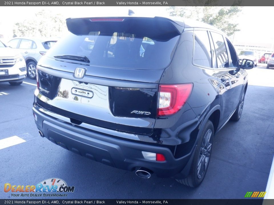 2021 Honda Passport EX-L AWD Crystal Black Pearl / Black Photo #5