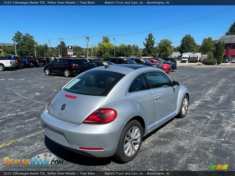 2015 Volkswagen Beetle TDI Reflex Silver Metallic / Titan Black Photo #7