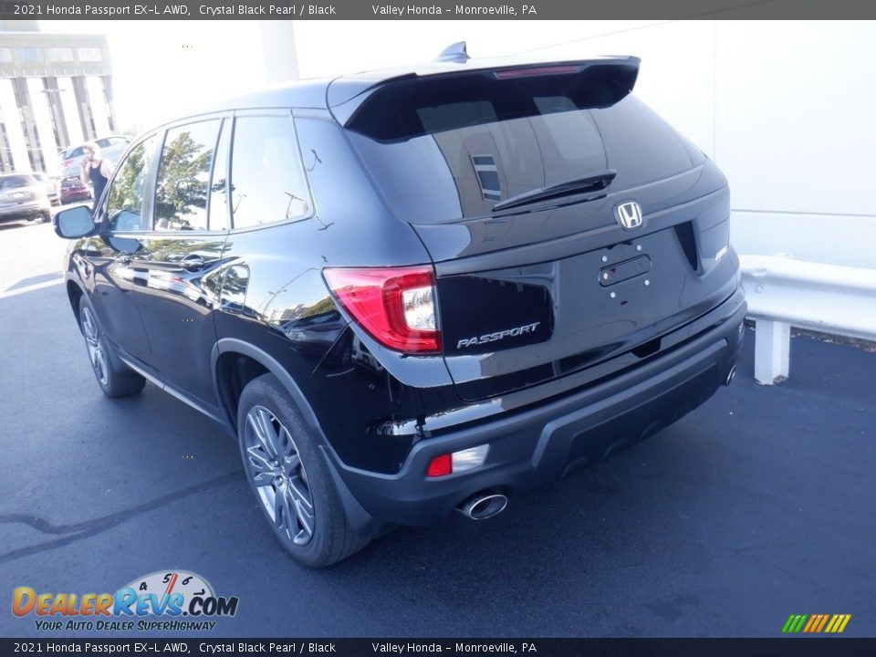 2021 Honda Passport EX-L AWD Crystal Black Pearl / Black Photo #8