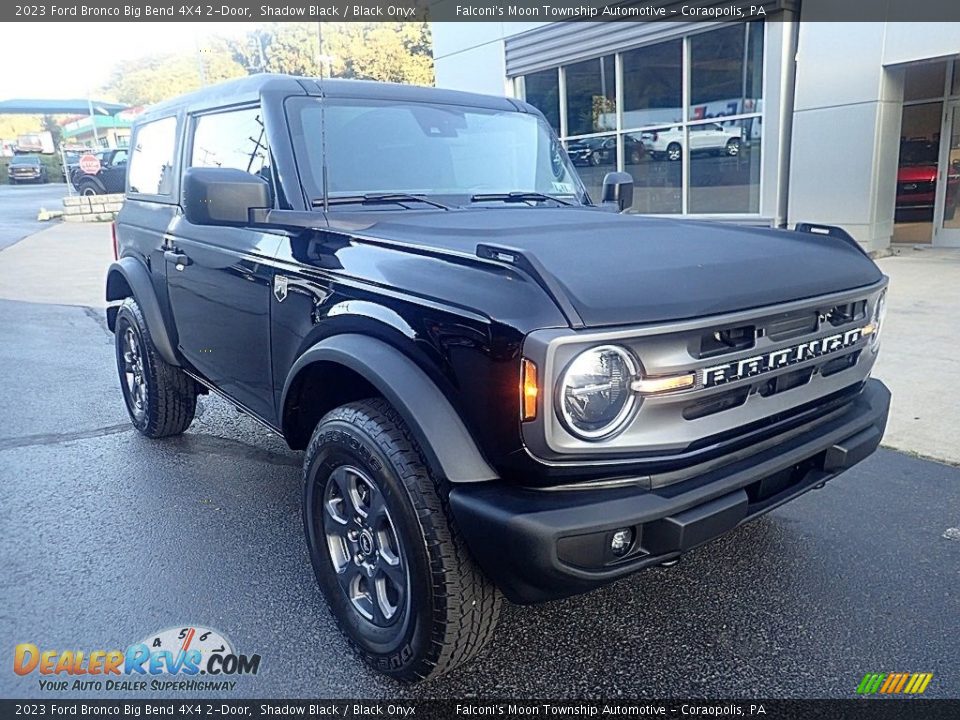 Shadow Black 2023 Ford Bronco Big Bend 4X4 2-Door Photo #9