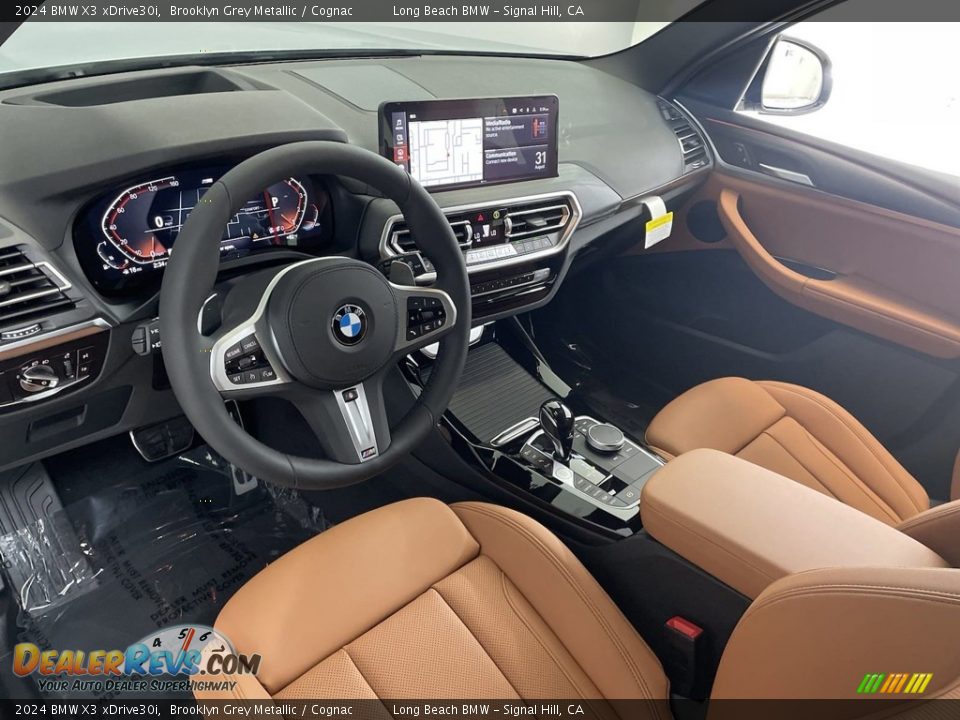 Cognac Interior - 2024 BMW X3 xDrive30i Photo #12