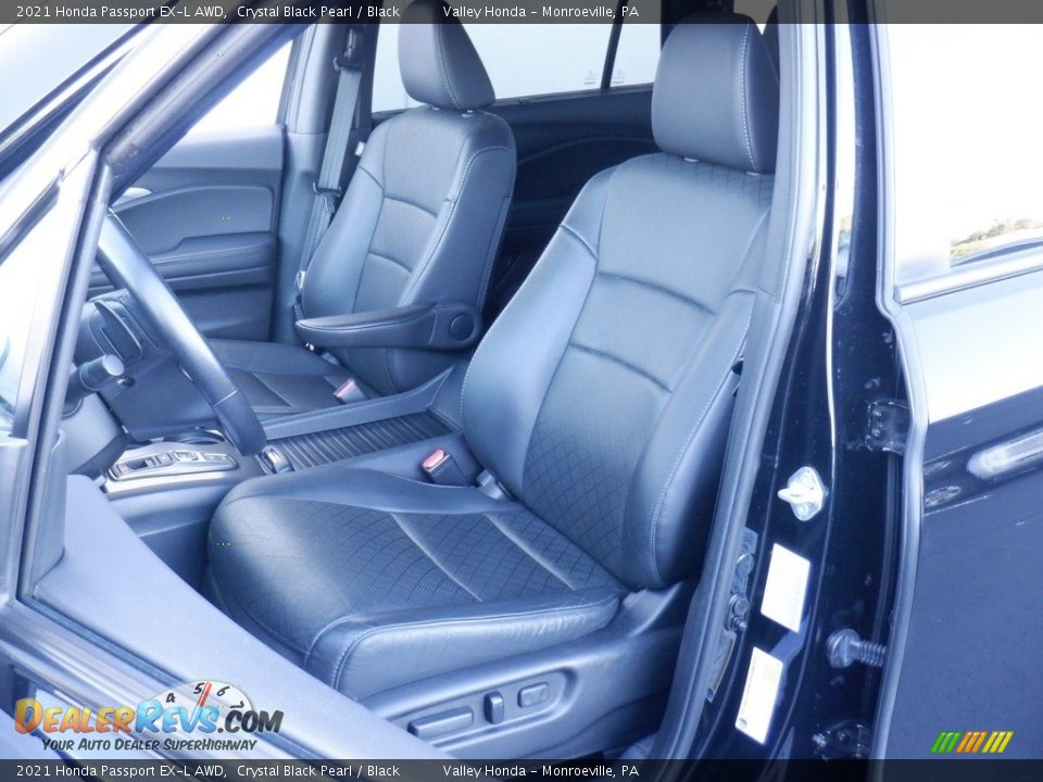 2021 Honda Passport EX-L AWD Crystal Black Pearl / Black Photo #16