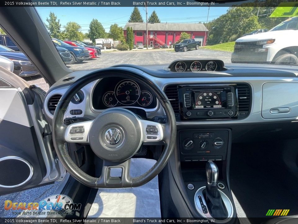 2015 Volkswagen Beetle TDI Reflex Silver Metallic / Titan Black Photo #17