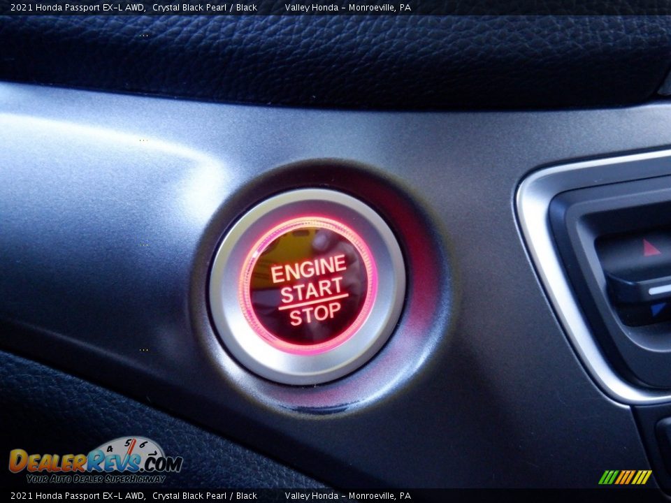 2021 Honda Passport EX-L AWD Crystal Black Pearl / Black Photo #19