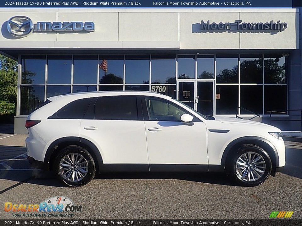 2024 Mazda CX-90 Preferred Plus AWD Rhodium White Premium / Black Photo #1