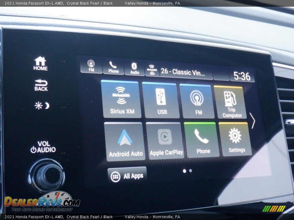 2021 Honda Passport EX-L AWD Crystal Black Pearl / Black Photo #20