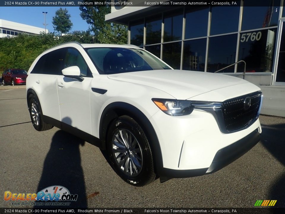 2024 Mazda CX-90 Preferred Plus AWD Rhodium White Premium / Black Photo #6