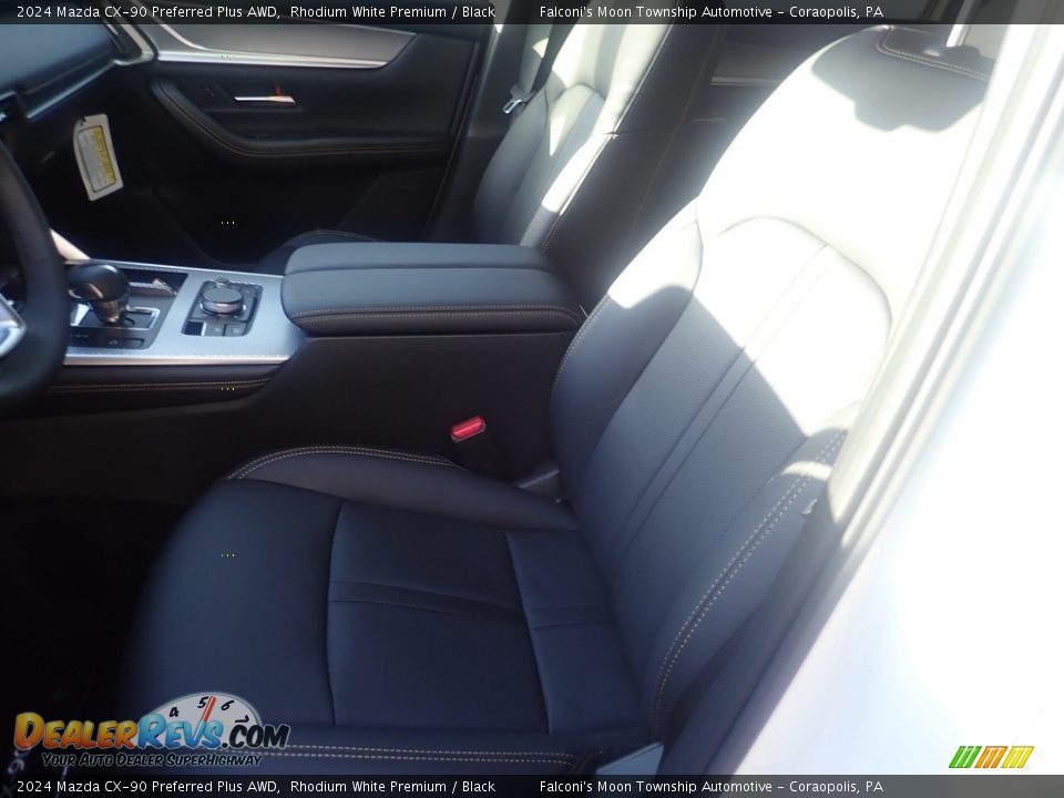 2024 Mazda CX-90 Preferred Plus AWD Rhodium White Premium / Black Photo #8
