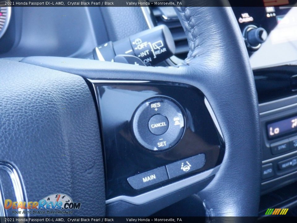 2021 Honda Passport EX-L AWD Crystal Black Pearl / Black Photo #27