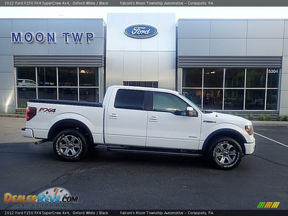 2012 Ford F150 FX4 SuperCrew 4x4 Oxford White / Black Photo #1