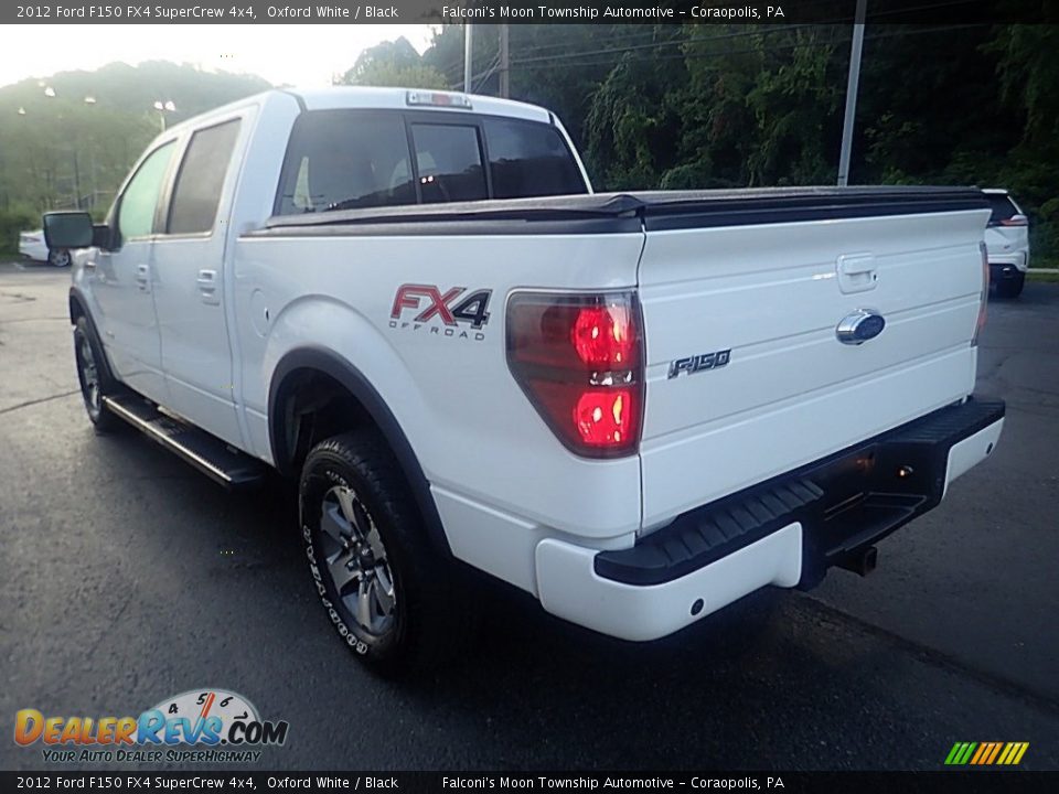 2012 Ford F150 FX4 SuperCrew 4x4 Oxford White / Black Photo #4