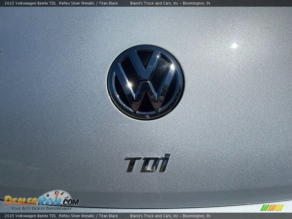 2015 Volkswagen Beetle TDI Reflex Silver Metallic / Titan Black Photo #35