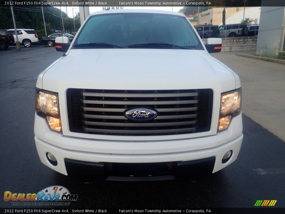 2012 Ford F150 FX4 SuperCrew 4x4 Oxford White / Black Photo #7