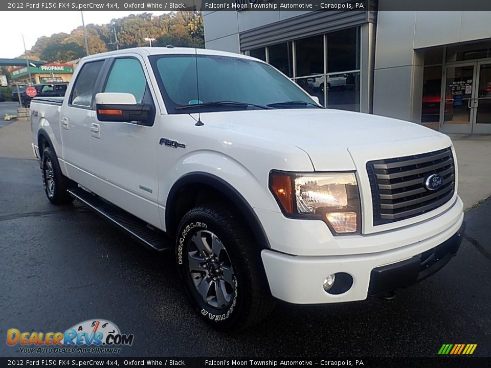 2012 Ford F150 FX4 SuperCrew 4x4 Oxford White / Black Photo #8