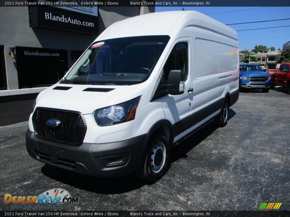 2021 Ford Transit Van 250 HR Extended Oxford White / Ebony Photo #2