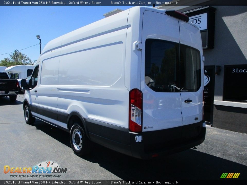 2021 Ford Transit Van 250 HR Extended Oxford White / Ebony Photo #3