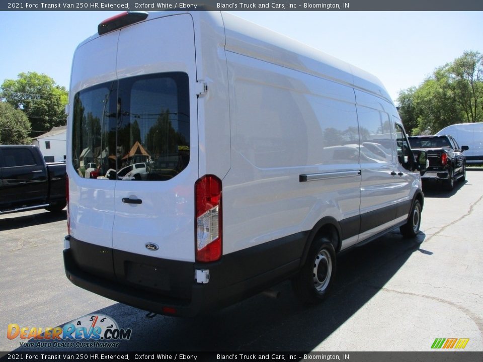 2021 Ford Transit Van 250 HR Extended Oxford White / Ebony Photo #4