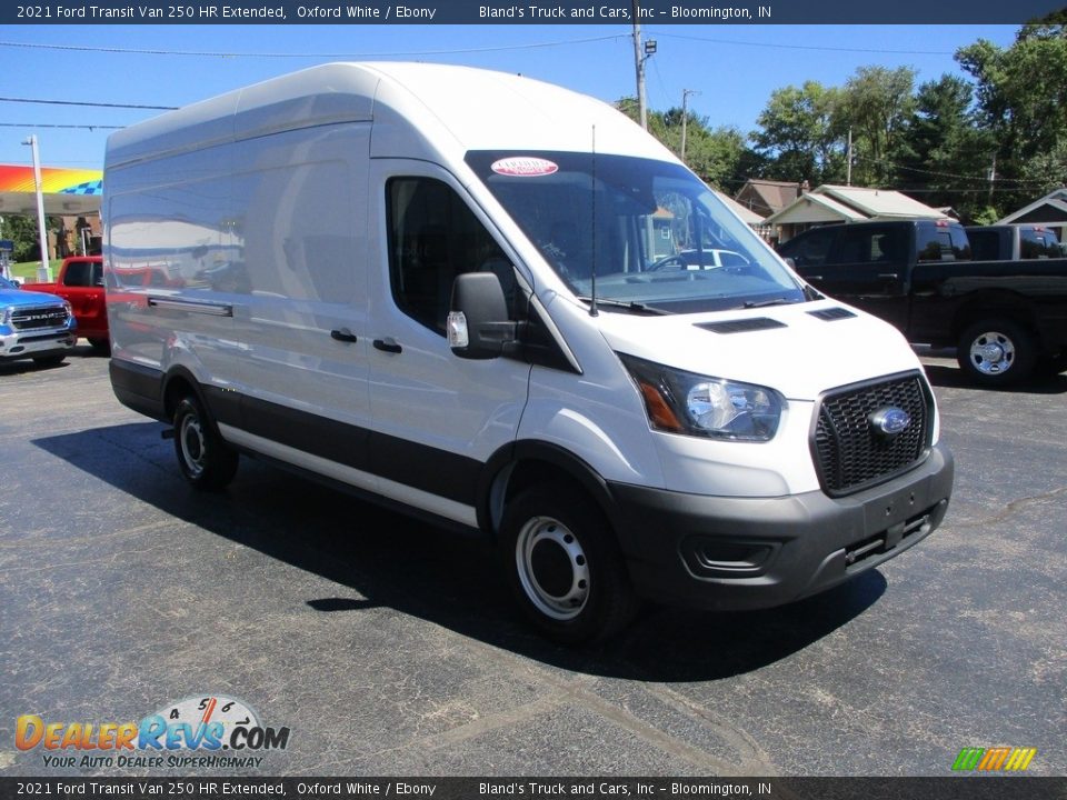 2021 Ford Transit Van 250 HR Extended Oxford White / Ebony Photo #5