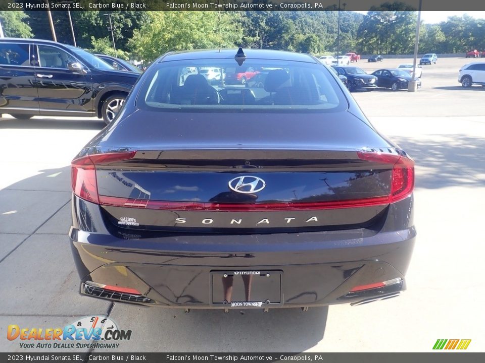 2023 Hyundai Sonata SEL Carbon Blue / Black Photo #3