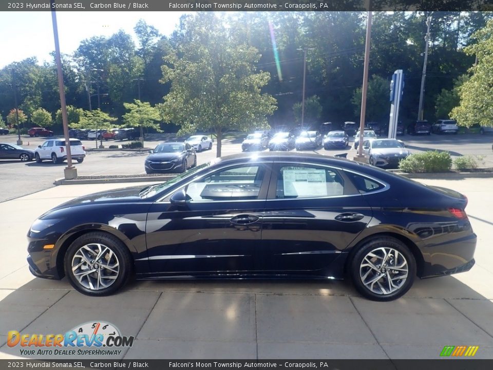 2023 Hyundai Sonata SEL Carbon Blue / Black Photo #5