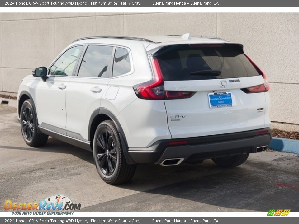 2024 Honda CR-V Sport Touring AWD Hybrid Platinum White Pearl / Gray Photo #2