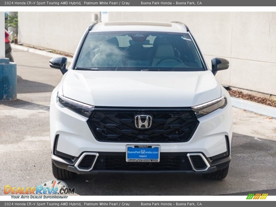 2024 Honda CR-V Sport Touring AWD Hybrid Platinum White Pearl / Gray Photo #3