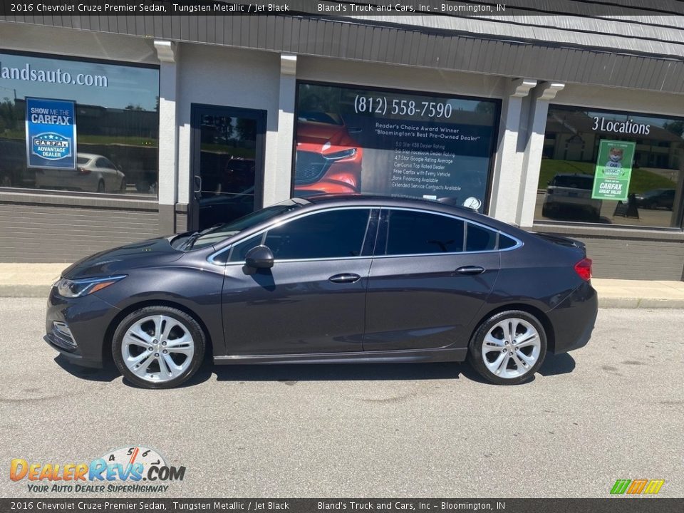 2016 Chevrolet Cruze Premier Sedan Tungsten Metallic / Jet Black Photo #1