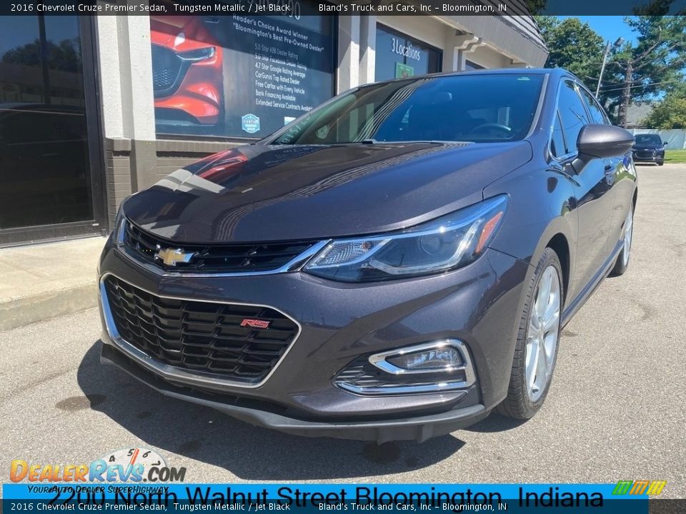 2016 Chevrolet Cruze Premier Sedan Tungsten Metallic / Jet Black Photo #2