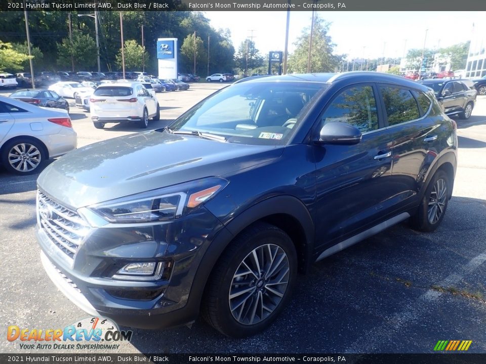 2021 Hyundai Tucson Limited AWD Dusk Blue / Black Photo #1