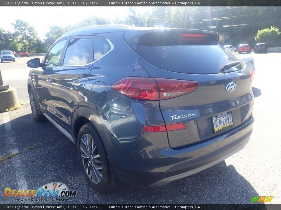 2021 Hyundai Tucson Limited AWD Dusk Blue / Black Photo #2