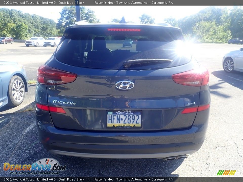2021 Hyundai Tucson Limited AWD Dusk Blue / Black Photo #3