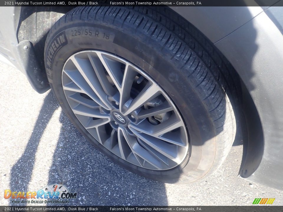 2021 Hyundai Tucson Limited AWD Dusk Blue / Black Photo #5