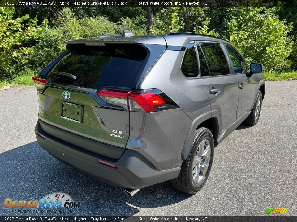 2022 Toyota RAV4 XLE AWD Hybrid Magnetic Gray Metallic / Black Photo #7