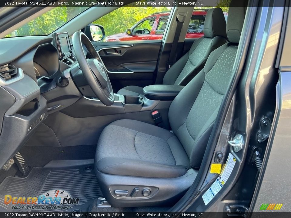 Black Interior - 2022 Toyota RAV4 XLE AWD Hybrid Photo #12