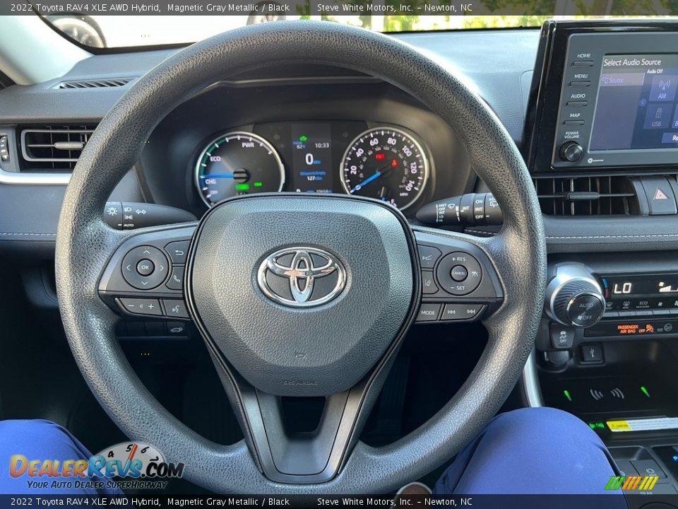 2022 Toyota RAV4 XLE AWD Hybrid Steering Wheel Photo #18