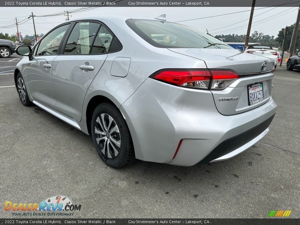 2022 Toyota Corolla LE Hybrid Classic Silver Metallic / Black Photo #4