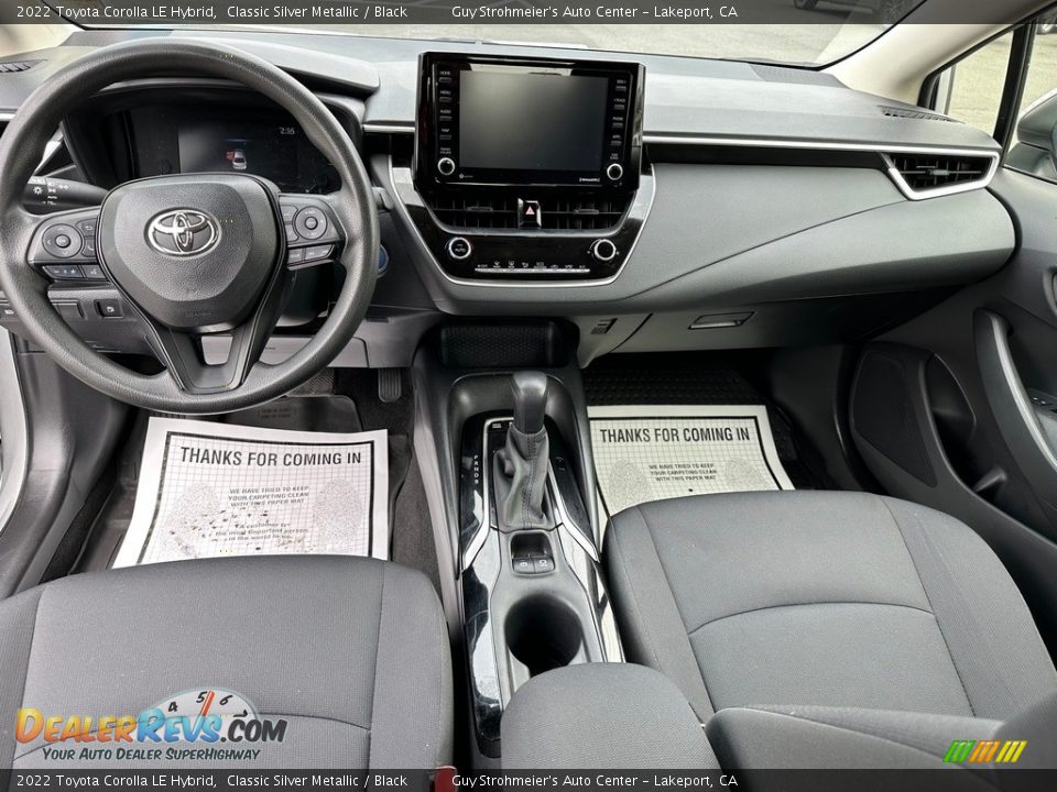 Black Interior - 2022 Toyota Corolla LE Hybrid Photo #12