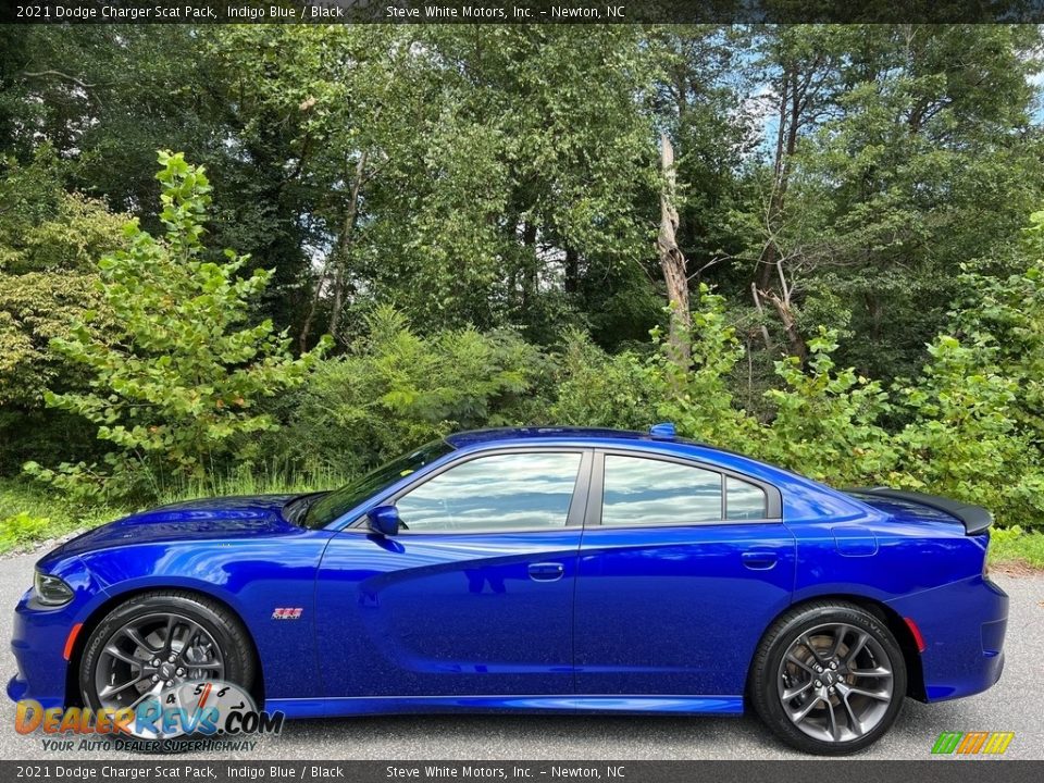 2021 Dodge Charger Scat Pack Indigo Blue / Black Photo #1