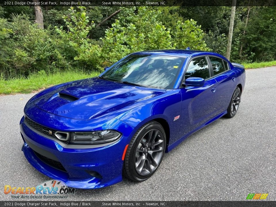 2021 Dodge Charger Scat Pack Indigo Blue / Black Photo #3