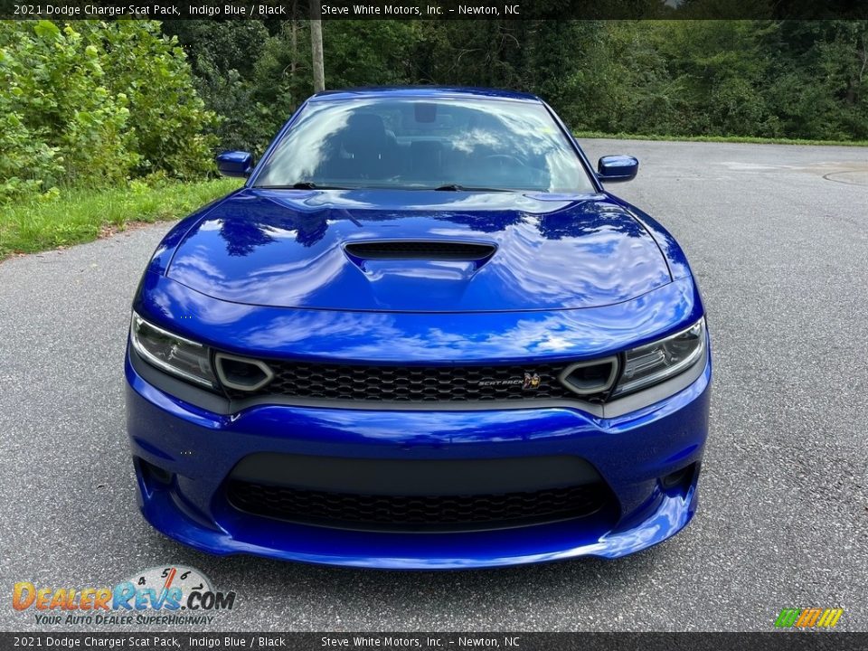 2021 Dodge Charger Scat Pack Indigo Blue / Black Photo #4