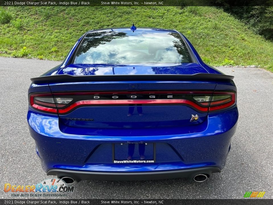 2021 Dodge Charger Scat Pack Indigo Blue / Black Photo #8