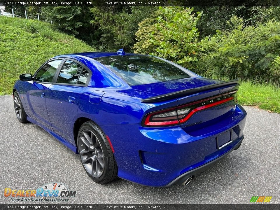 2021 Dodge Charger Scat Pack Indigo Blue / Black Photo #9