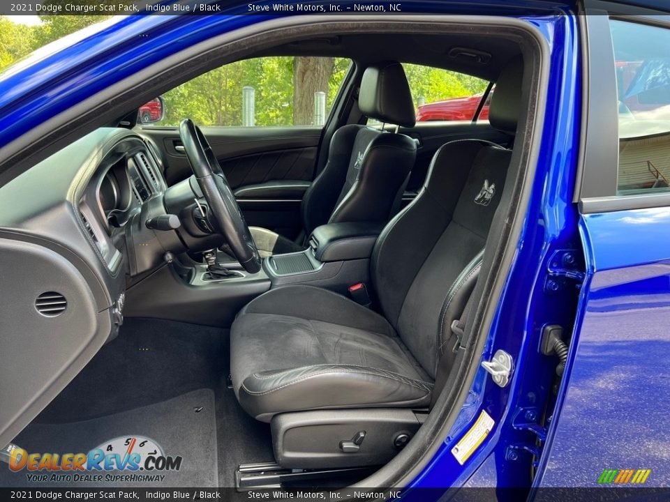 2021 Dodge Charger Scat Pack Indigo Blue / Black Photo #12