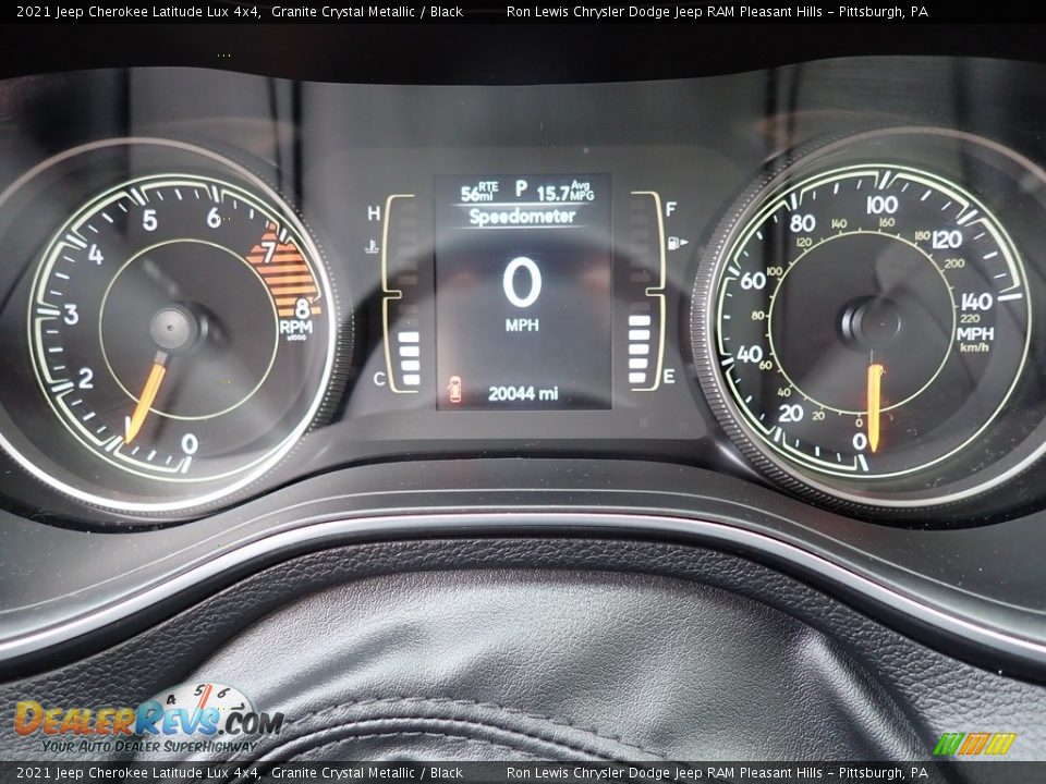 2021 Jeep Cherokee Latitude Lux 4x4 Gauges Photo #20