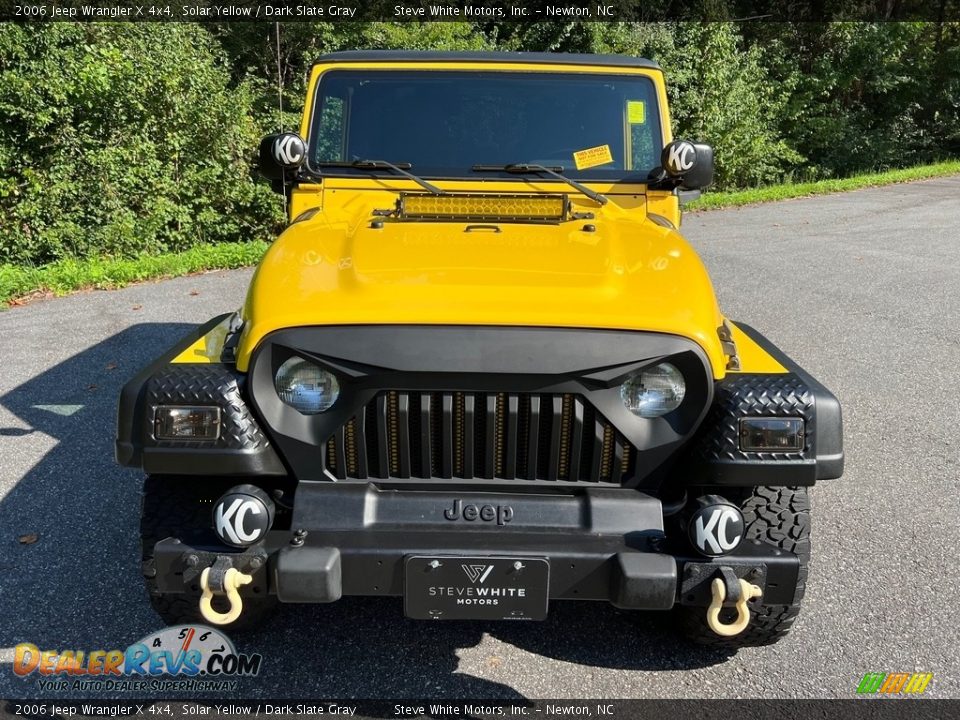 2006 Jeep Wrangler X 4x4 Solar Yellow / Dark Slate Gray Photo #3